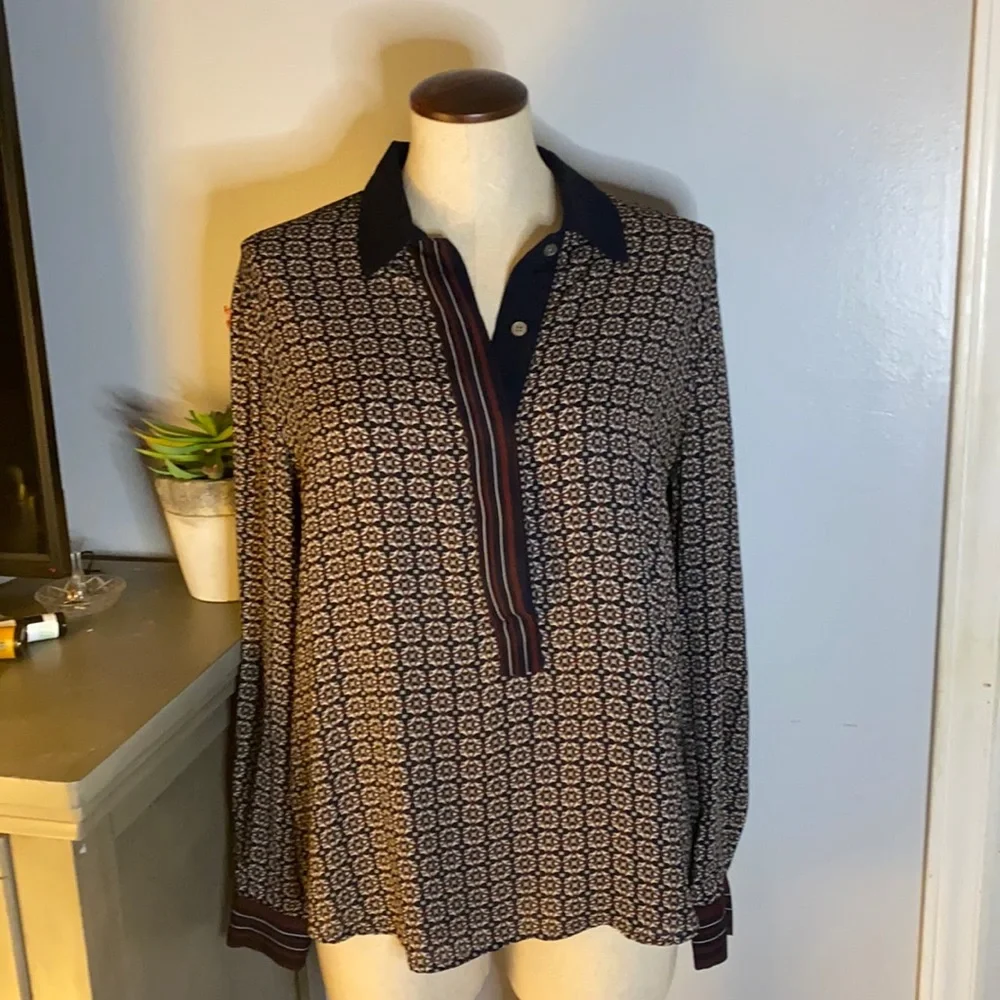 LOFT Long Sleeve Blouse - Picture 1 of 7